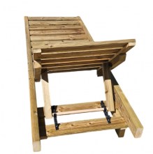  Ξαπλώστρα Ξύλινη Εμποτισμένη